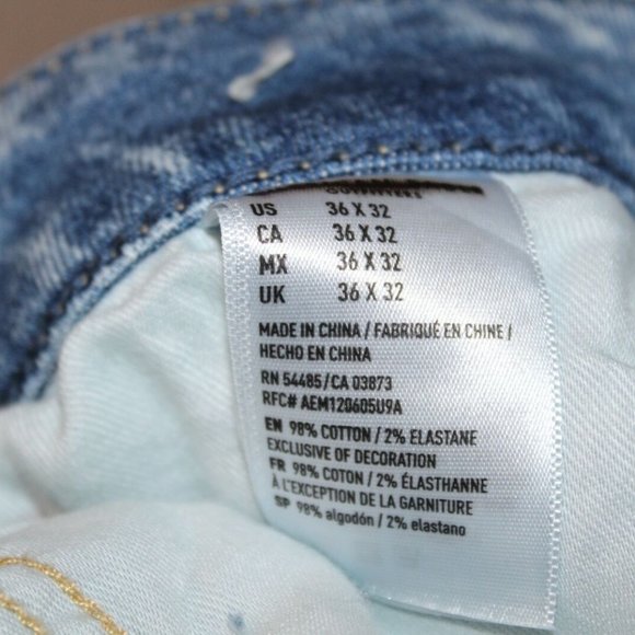 American Eagle Skinny Flex Jeans Size 36 HW8360 - Picture 6 of 7